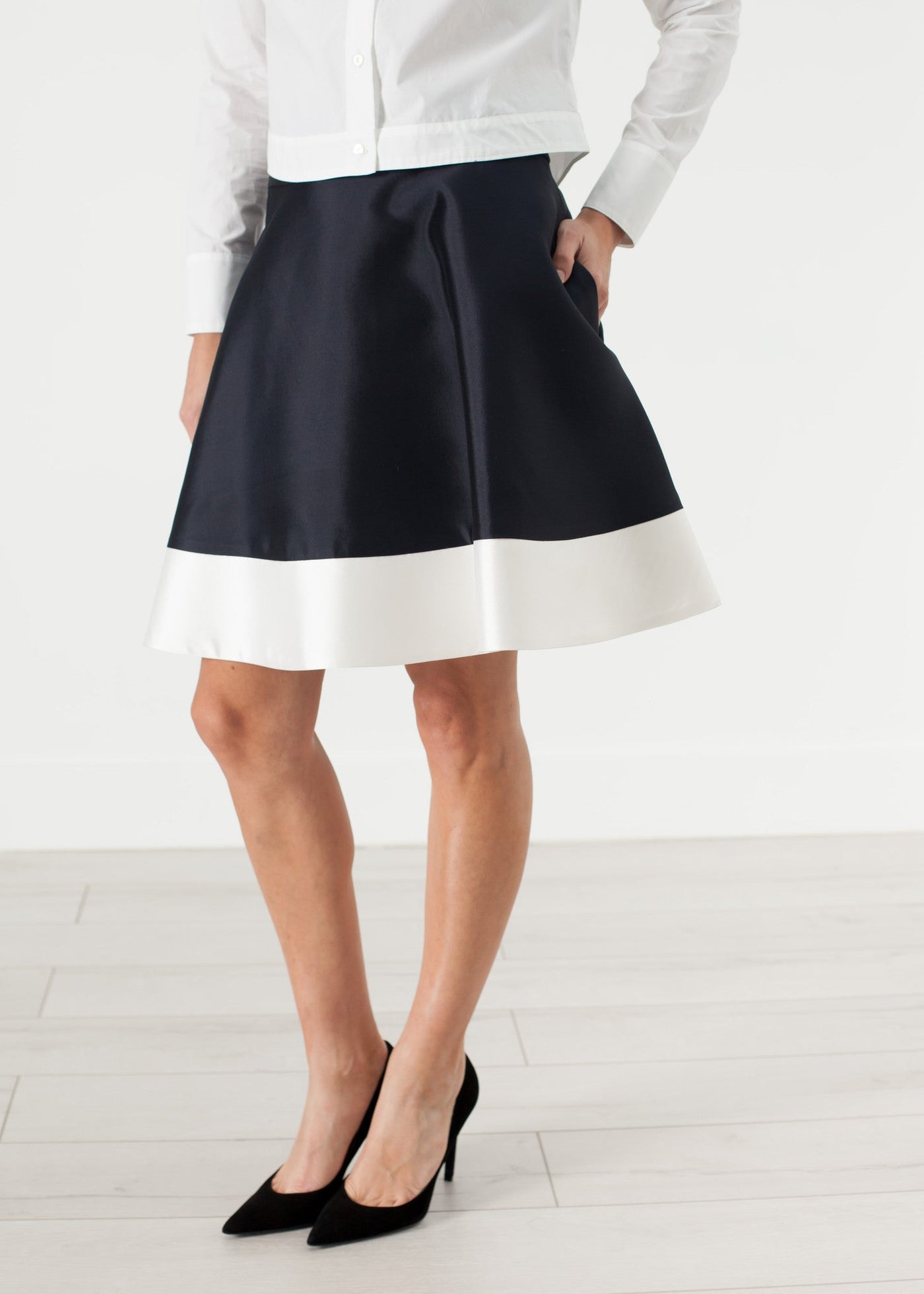 Circle Skirt in Navy